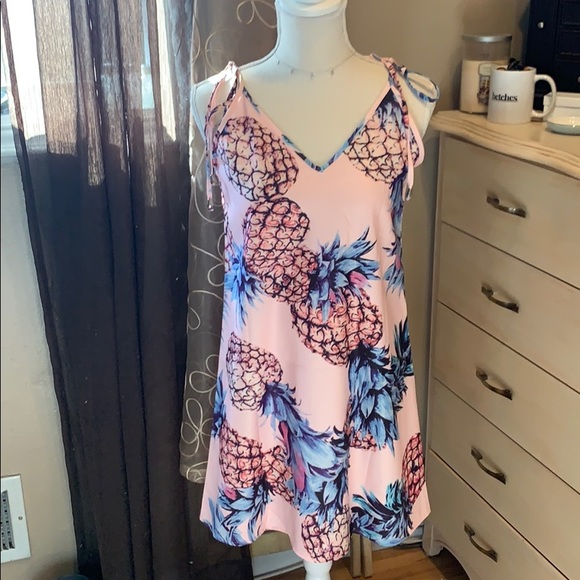 Shein Pineapple Dress - Picture 2 of 5